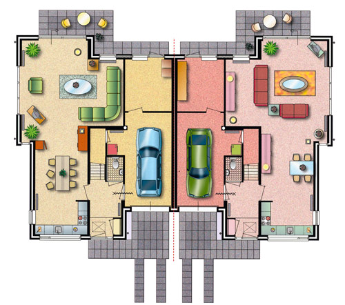 Villa Tampa begane grond
